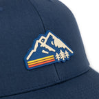 TriPine Trucker Hat Retro Mountain Trucker Hat