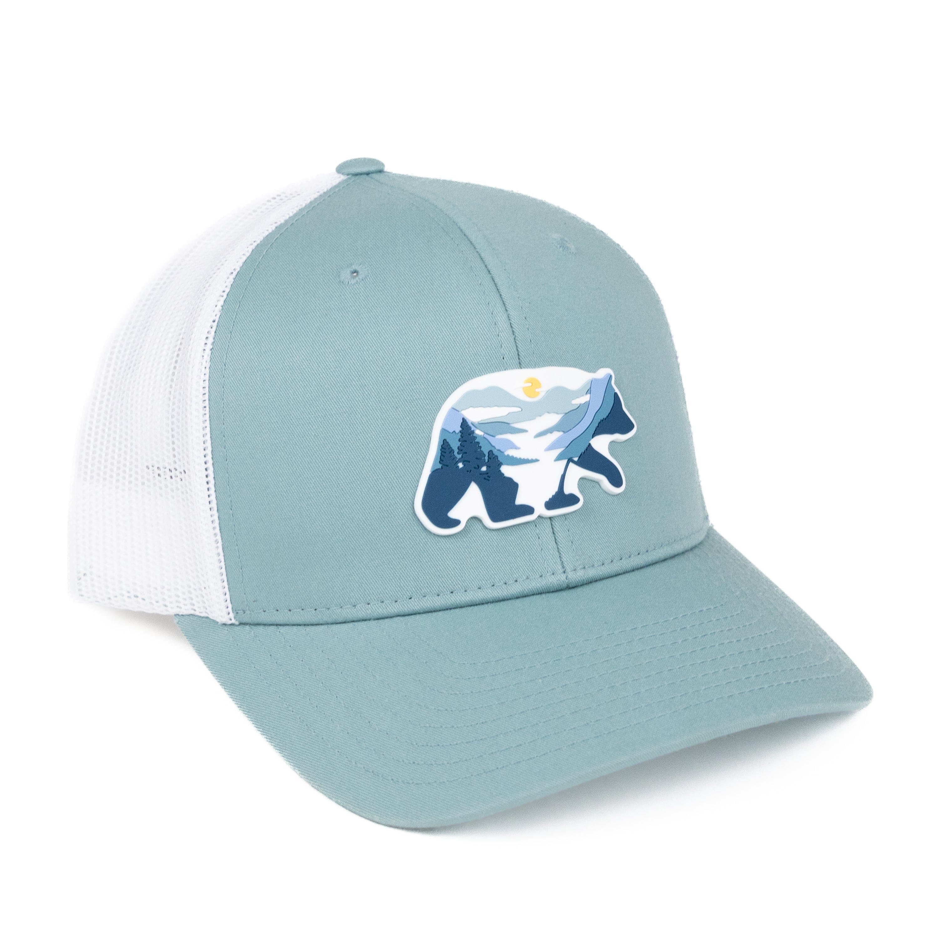 TriPine Trucker Hat Smoke Blue/ White Smokies Bear Trucker Hat