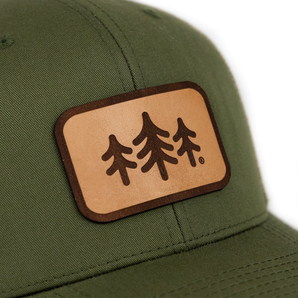 TriPine Trucker Hat TriPine Leather Patch Trucker Hat