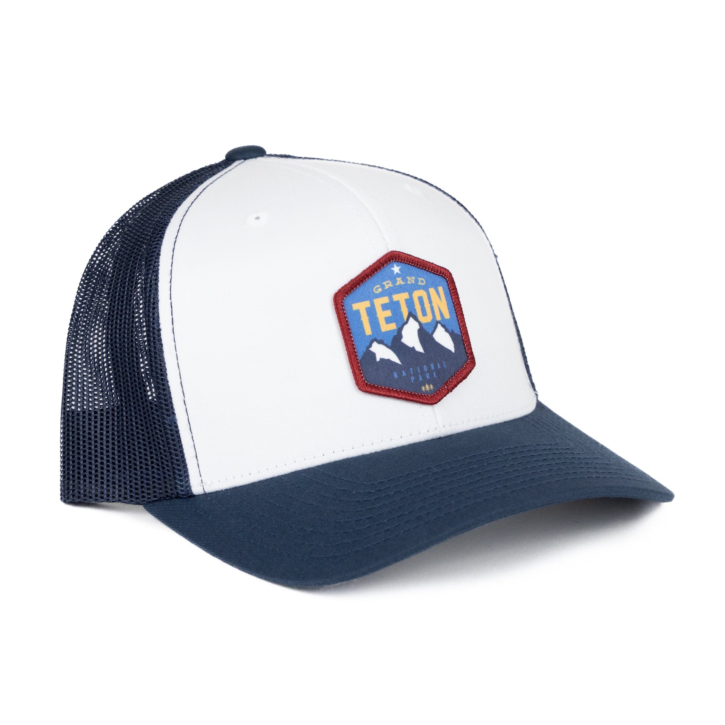 TriPine Trucker Hat White/ Navy/ Navy Grand Teton National Park Trucker Hat
