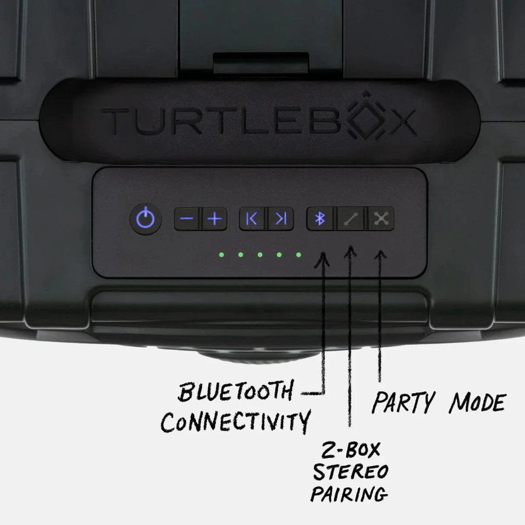 TURTLE BOX Bluetooth Speaker Turtle Box Gen3 Green Bluetooth Speaker