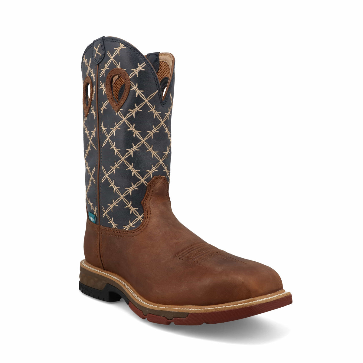 Twisted x Work Mens Browns Leather Boots Size 7 Waterproof Lace Up Amazon.com | Twisted X Men main image 3