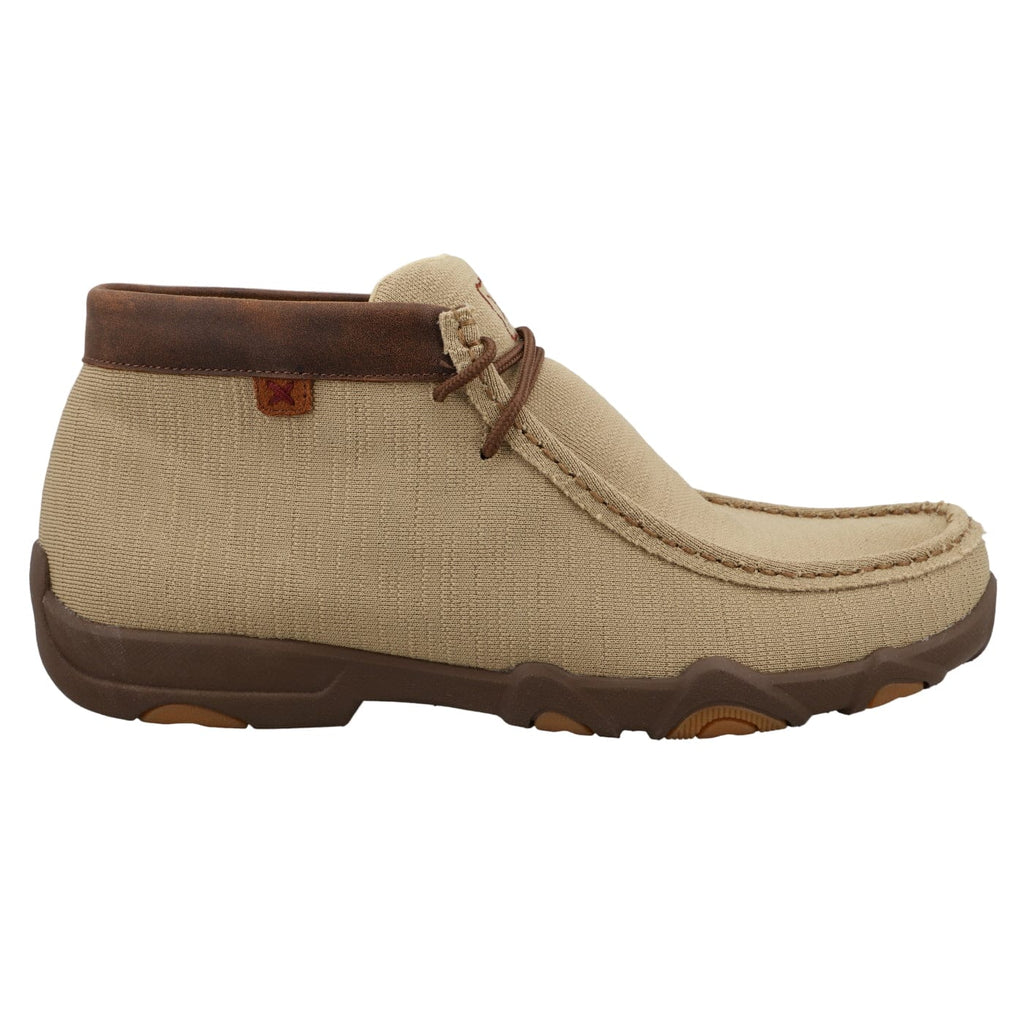 TWISTED X BOOTS Boots Twisted X Khaki & Brown Ultralite Chukka Driving Moc MDMU001