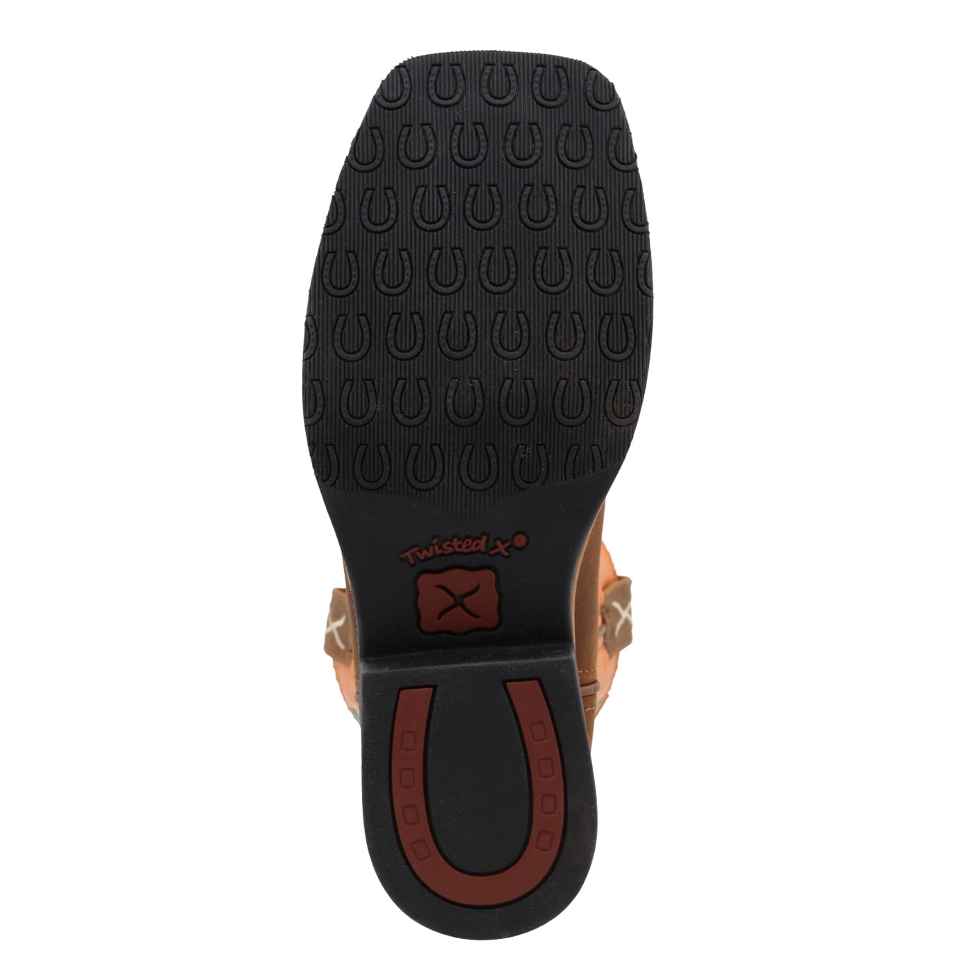 TWISTED X BOOTS Boots Twisted X Kid's Tan & Orange Top Hand Western Boots YTH0018