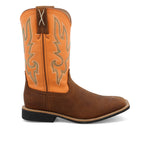 TWISTED X BOOTS Boots Twisted X Kid's Tan & Orange Top Hand Western Boots YTH0018