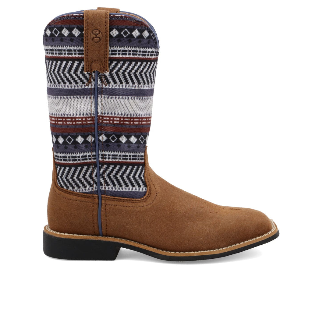 TWISTED X BOOTS Boots Twisted X Kids Lion Brown & Ash Grey Hooey Western Boot YHY0012