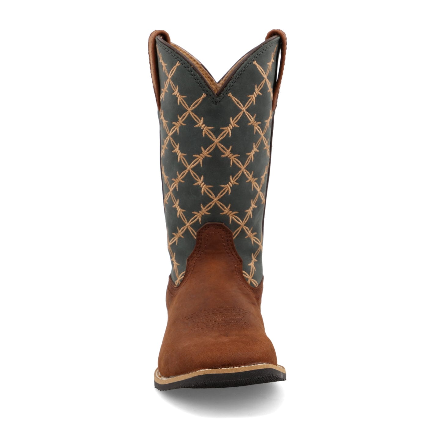 TWISTED X BOOTS Boots Twisted X Kids Mocha & Slate Top Hand Western Boot YTH0019