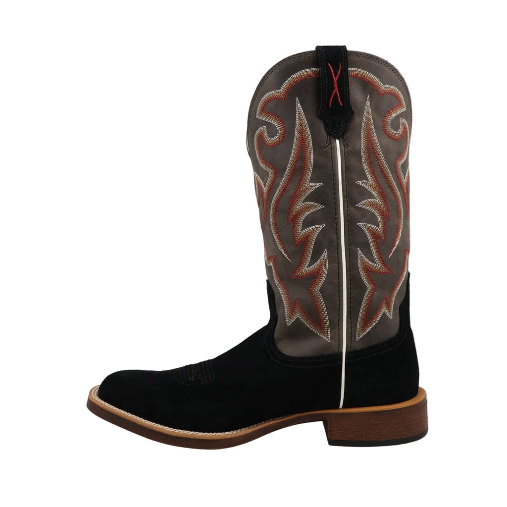 TWISTED X BOOTS Boots Twisted X Men's Black & Stone Top Hand Western Boots MTH0030