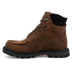 TWISTED X BOOTS Boots Twisted X Men's Brown & Black 6" Waterproof Lace Up Work Boots MDAW001