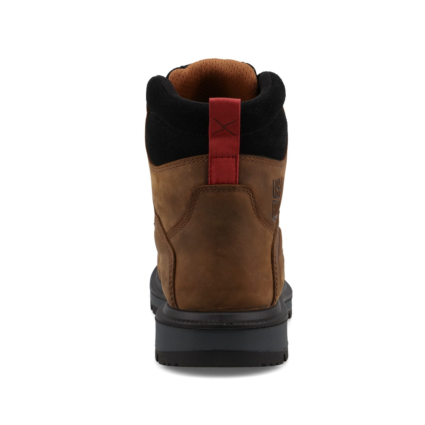 TWISTED X BOOTS Boots Twisted X Men's Brown & Black 6" Waterproof Nano Toe Quick Draw Work Boots MDANW02