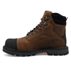 TWISTED X BOOTS Boots Twisted X Men's Brown & Black Nano Toe Lace Up Waterproof Work Boots MDANW01