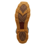 TWISTED X BOOTS Boots Twisted X Men's Brown & Dark Electric Blue Ultralite X Nano Toe Work Boot MULNW02