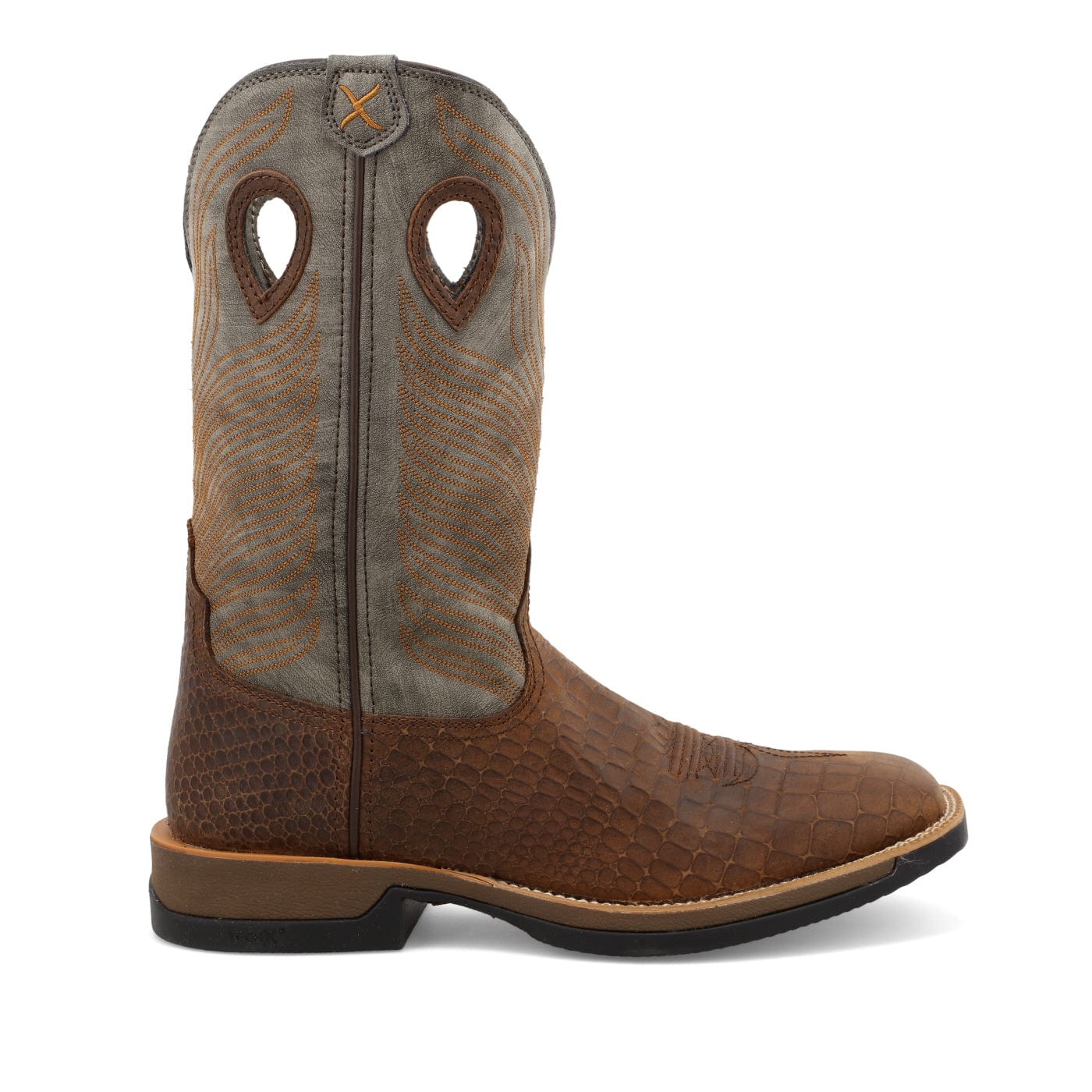 TWISTED X BOOTS Boots Twisted X Men's Brown & Grey Tech X Western Boot MXW0003