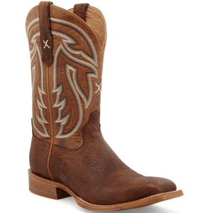 TWISTED X BOOTS Boots Twisted X Men's Brown Square Toe Rancher Boots MRAL024