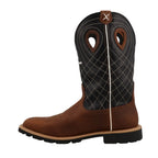 TWISTED X BOOTS Boots Twisted X Men's Clay & Black Tech X Waterproof Western Work Boot MXTPW01