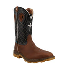 TWISTED X BOOTS Boots Twisted X Men's Clay & Black Ultralite X Nano Toe Work Boot MULNW04
