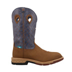 TWISTED X BOOTS Boots Twisted X Men's Clay & Peacock Alloy Toe Western Work Boot MXBAW06
