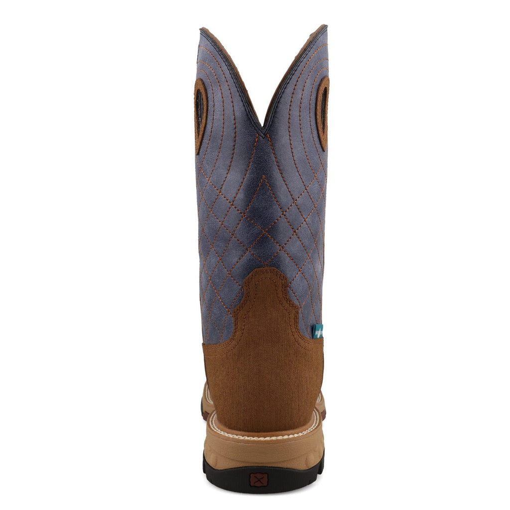 TWISTED X BOOTS Boots Twisted X Men's Clay & Peacock Alloy Toe Western Work Boot MXBAW06