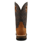 TWISTED X BOOTS Boots Twisted X Men's Clay & Pewter Waterproof Nano Toe Western Work Boot MXBNW13