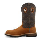 TWISTED X BOOTS Boots Twisted X Men's Clay & Pewter Waterproof Nano Toe Western Work Boot MXBNW13