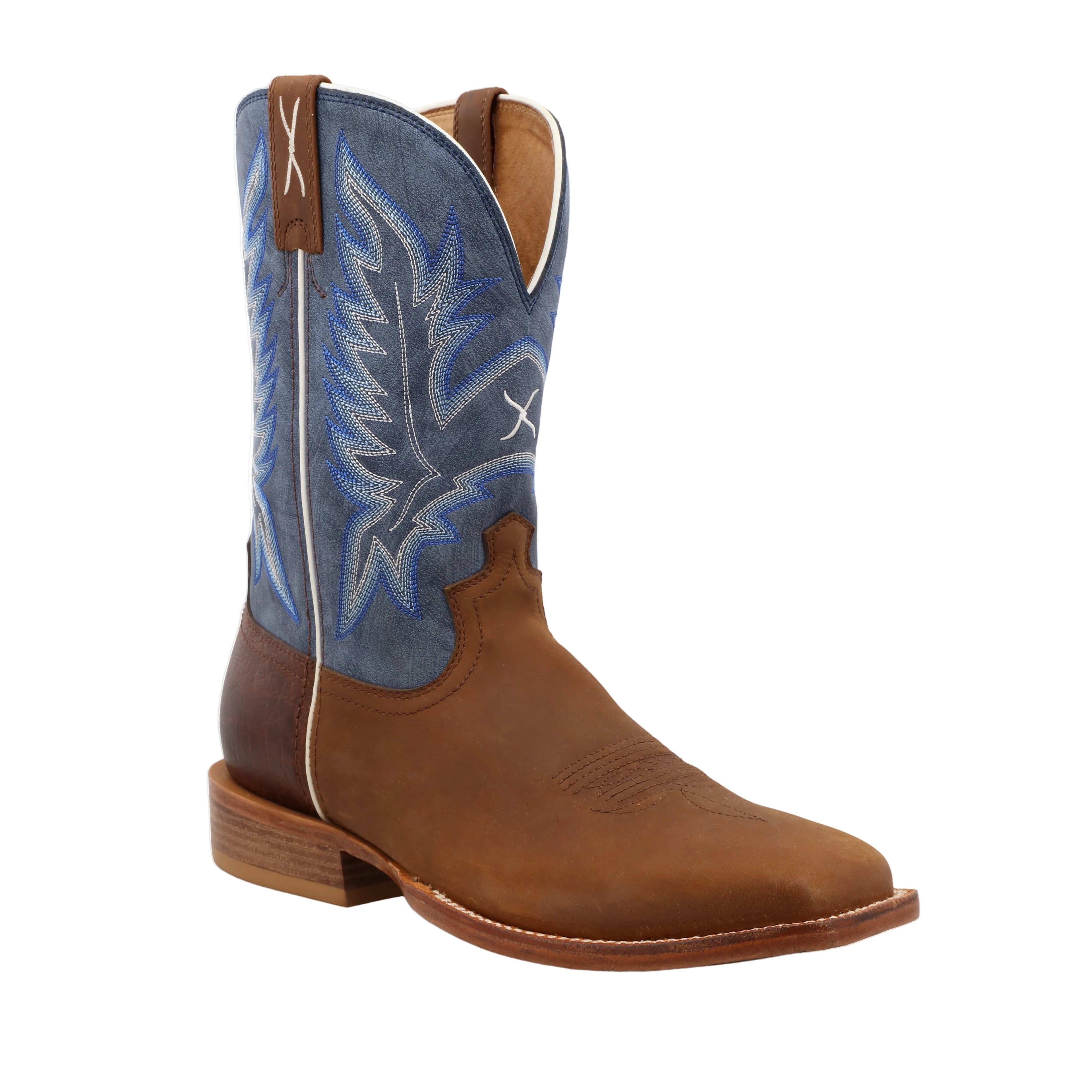 TWISTED X BOOTS Boots Twisted X Men's Cocoa & Denim Blue Tech X Western Boot MXTL006