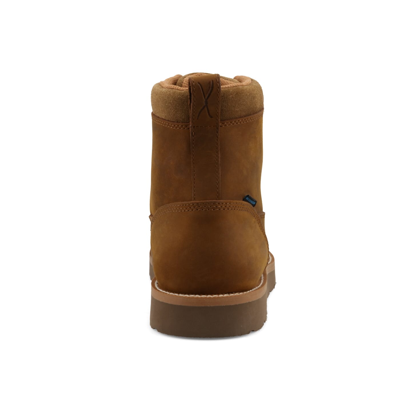 TWISTED X BOOTS Boots Twisted X Men's Distressed Saddle 6" Waterproof Wedge Sole Work Boot MWWNW04