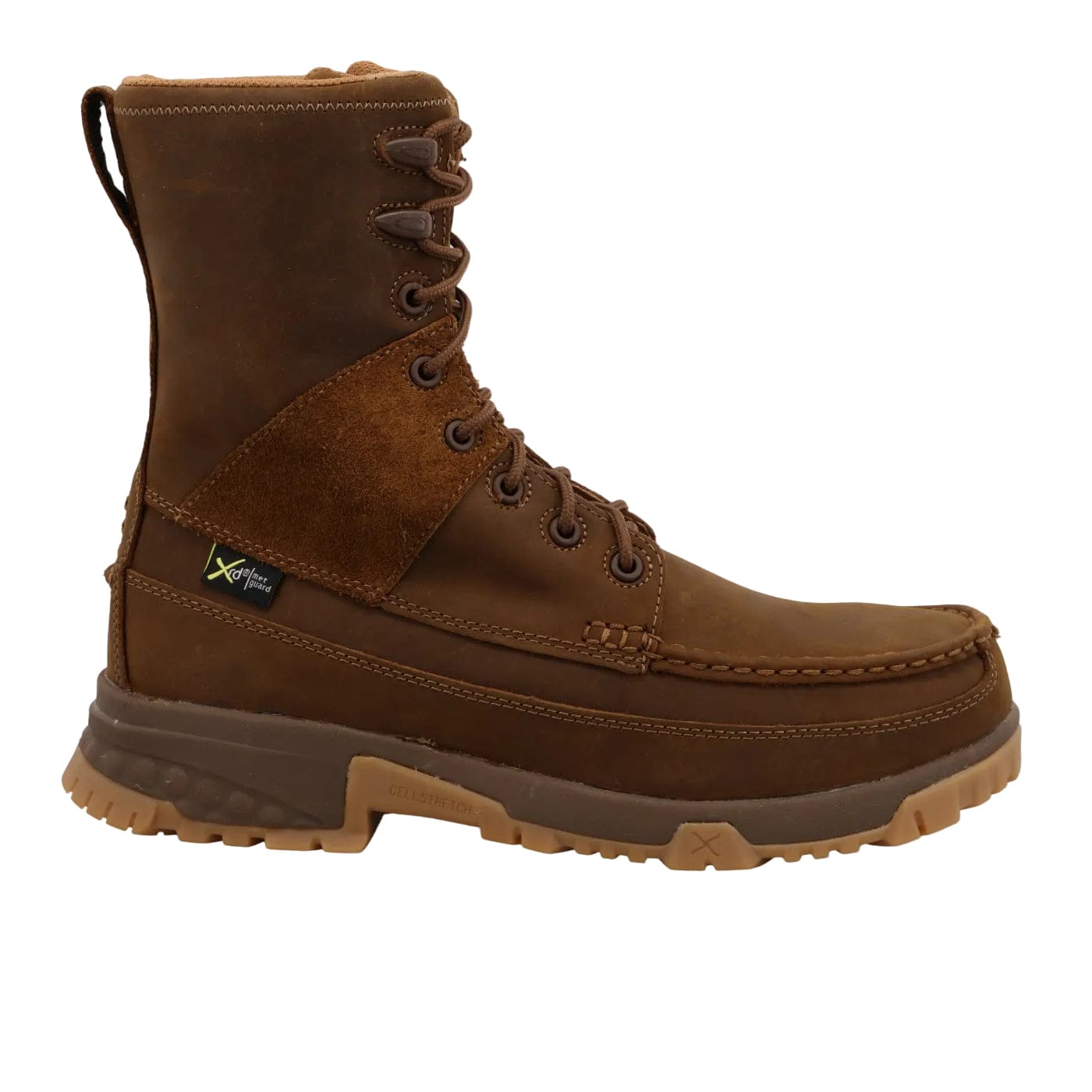 TWISTED X BOOTS Boots Twisted X Men's Distressed Saddle Comp Toe Lace Up Work Boot MXCCM01