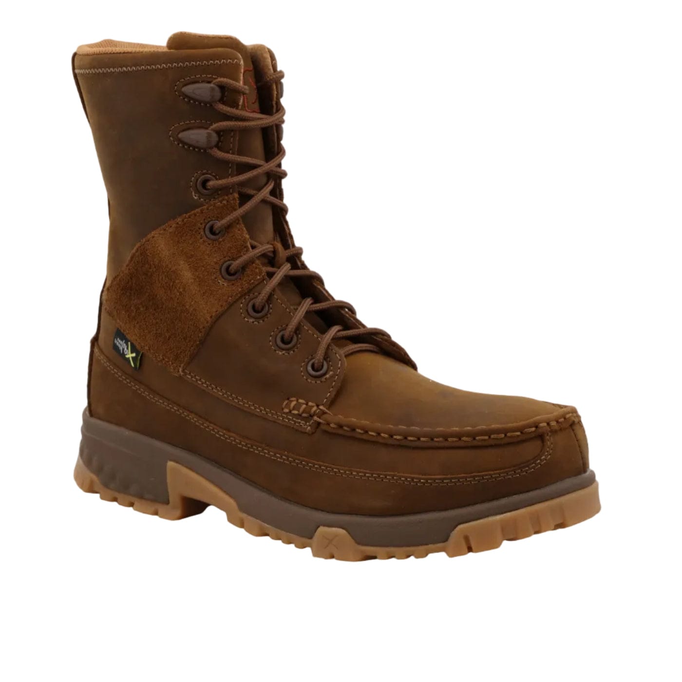 TWISTED X BOOTS Boots Twisted X Men's Distressed Saddle Comp Toe Lace Up Work Boot MXCCM01