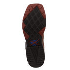 TWISTED X BOOTS Boots Twisted X Men's Distressed Saddle & Peacock Alloy Toe Work Boots MXBA005