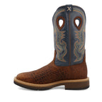 TWISTED X BOOTS Boots Twisted X Men's Distressed Saddle & Peacock Horseman Western Boot MHM0022