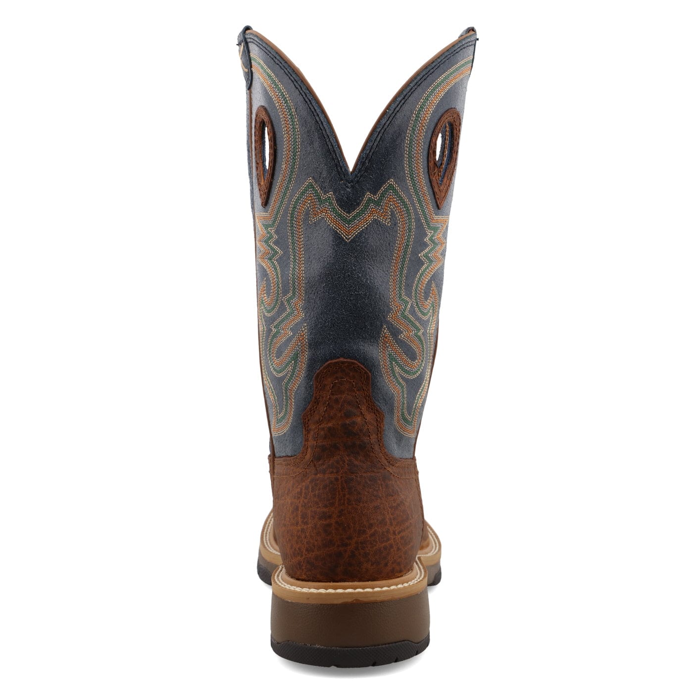 Twisted X Men's Distressed Saddle & Peacock Horseman Western Boot