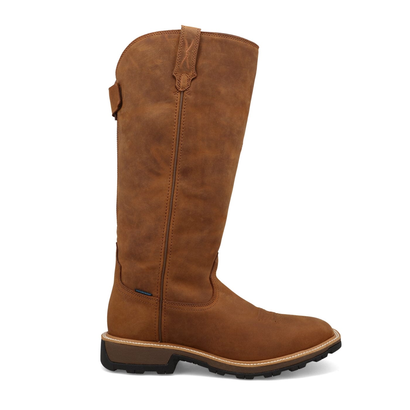TWISTED X BOOTS Boots Twisted X Men's Distressed Saddle Ultralite X Waterproof Snake Boot MUWV001