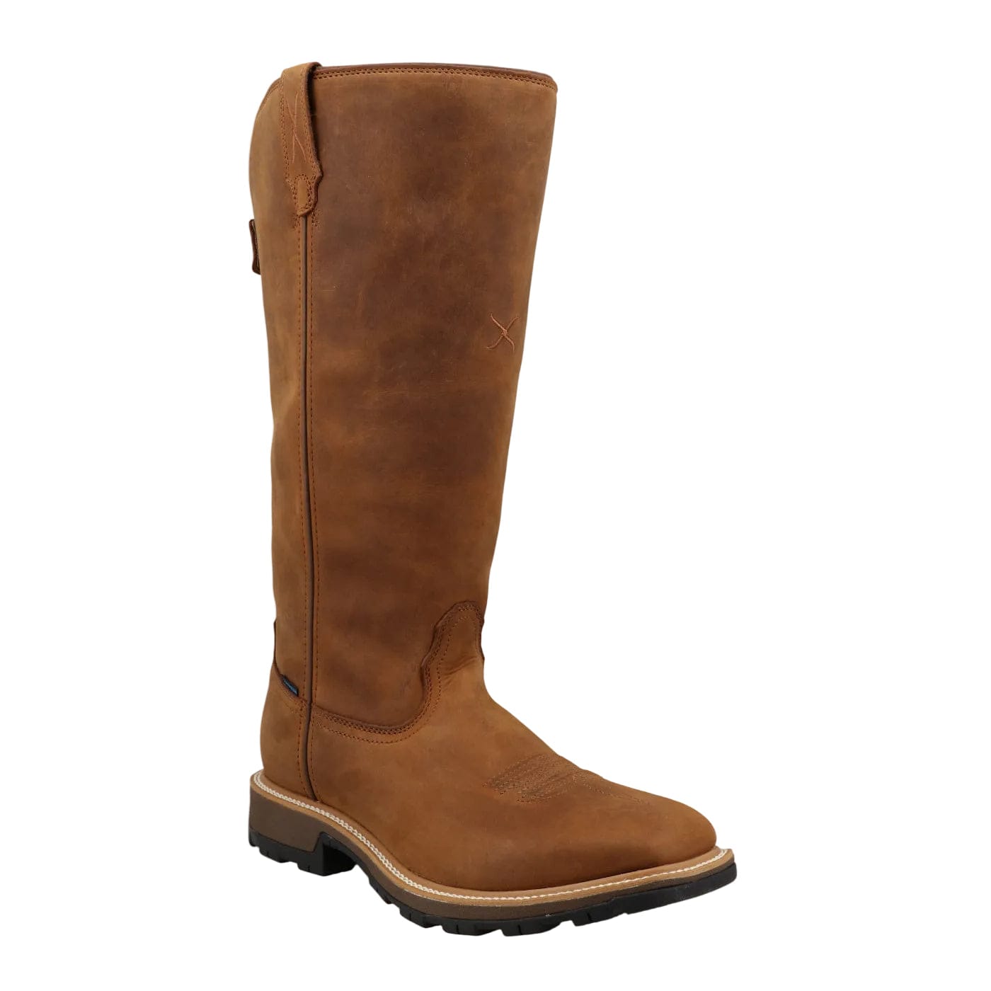 TWISTED X BOOTS Boots Twisted X Men's Distressed Saddle Ultralite X Waterproof Snake Boot MUWV001
