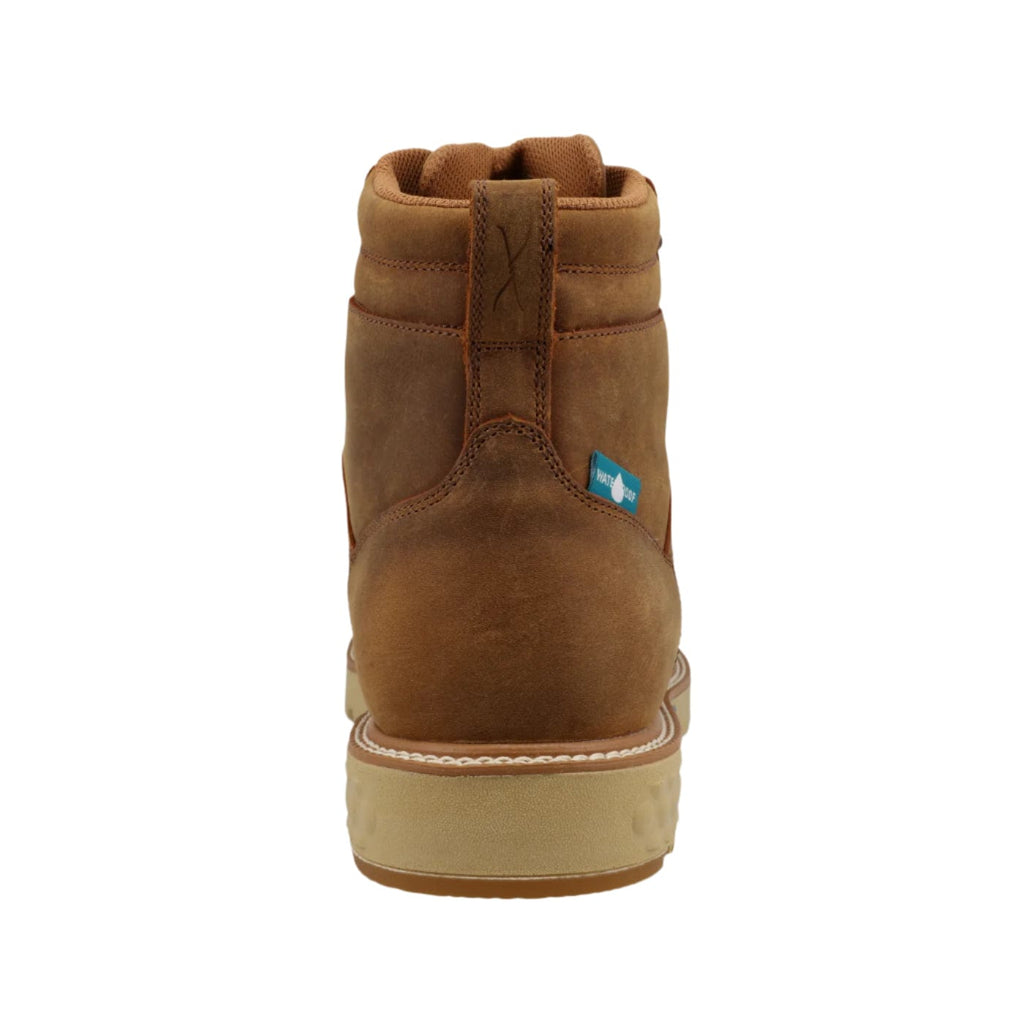 TWISTED X BOOTS Boots Twisted X Men's Golden Tan 6" Work Boots MXCNW08