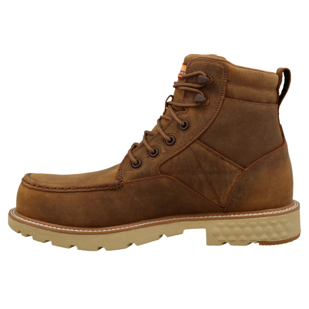 TWISTED X BOOTS Boots Twisted X Men's Golden Tan 6" Work Boots MXCNW08