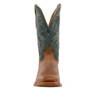 TWISTED X BOOTS Boots Twisted X Men's Light Tan & Teal Rancher Western Boot MRAL027