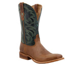 TWISTED X BOOTS Boots Twisted X Men's Light Tan & Teal Rancher Western Boot MRAL027