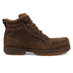TWISTED X BOOTS Boots Twisted X Men's Oak Brown 6" Waterproof Nano Toe Work Boot MWPNW02