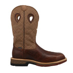 TWISTED X BOOTS Boots Twisted X Men's Rustic Brown Comp Toe Waterproof Work Boot MXBNW12