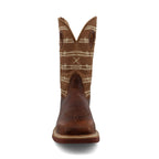 TWISTED X BOOTS Boots Twisted X Men's Rustic Brown & Lion Tan Western Work Boot MXBAW05