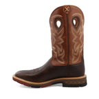 TWISTED X BOOTS Boots Twisted X Men's Smokey Chocolate & Spice Waterproof Western Work Boots MXBW002