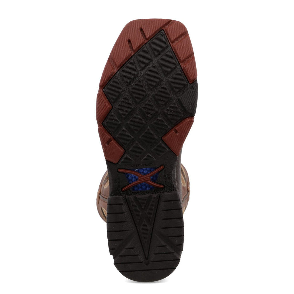 TWISTED X BOOTS Boots Twisted X Men's Smokey Chocolate & Spice Waterproof Western Work Boots MXBW002
