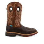TWISTED X BOOTS Boots Twisted X Men's Smokey Chocolate & Spice Western Work Boot MXBAW02