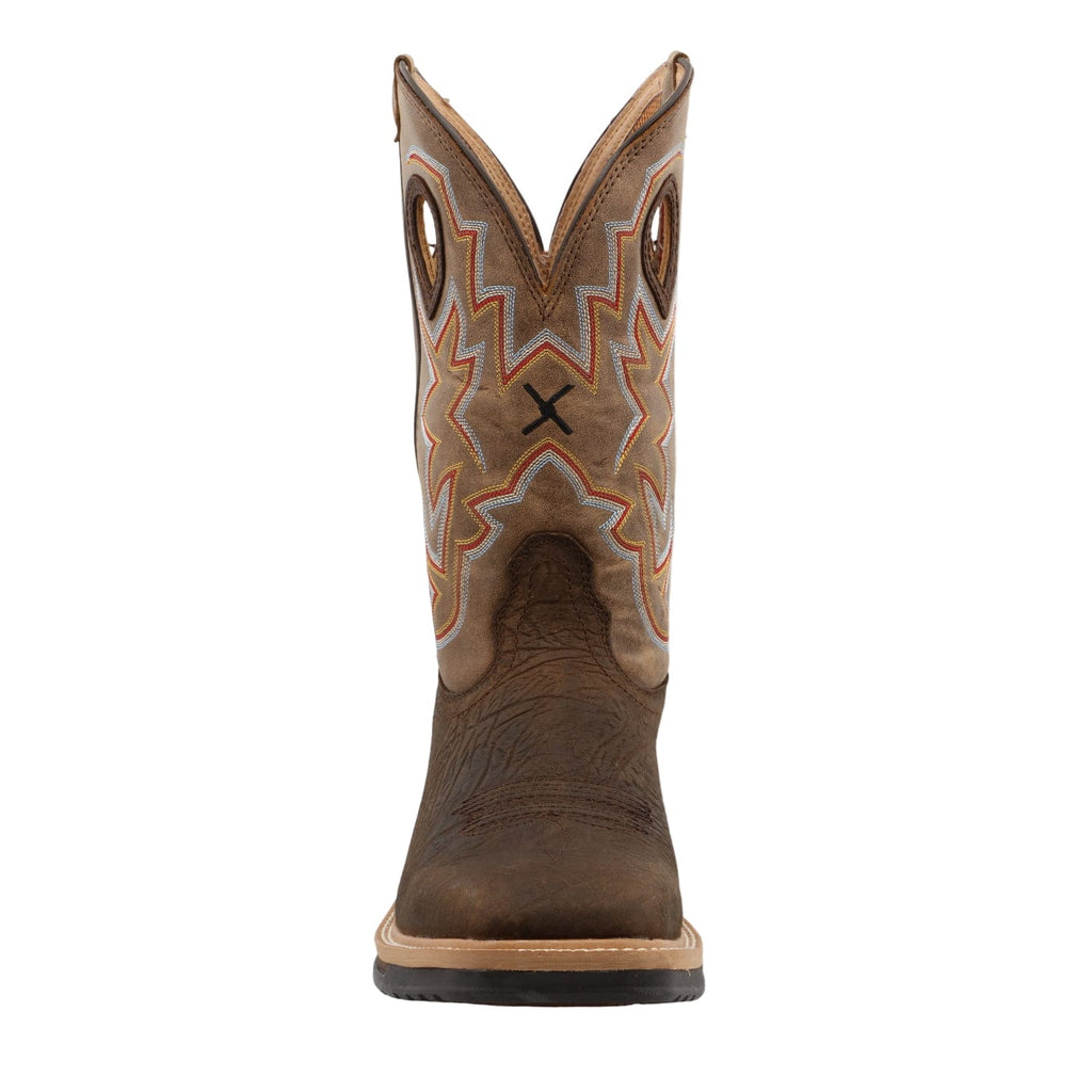TWISTED X BOOTS Boots Twisted X Men's Taupe & Bomber Western Work Boot MLCW022
