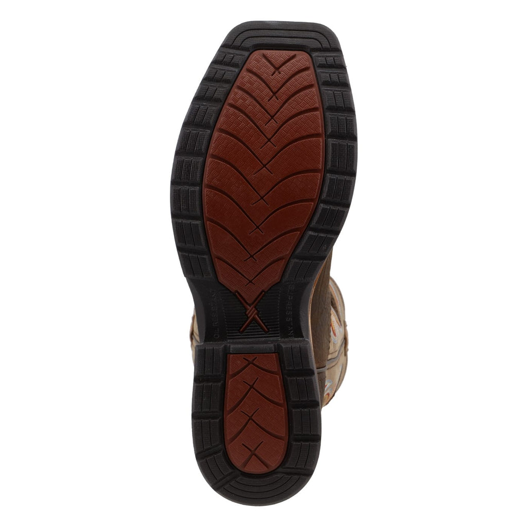 TWISTED X BOOTS Boots Twisted X Men's Taupe & Bomber Western Work Boot MLCW022