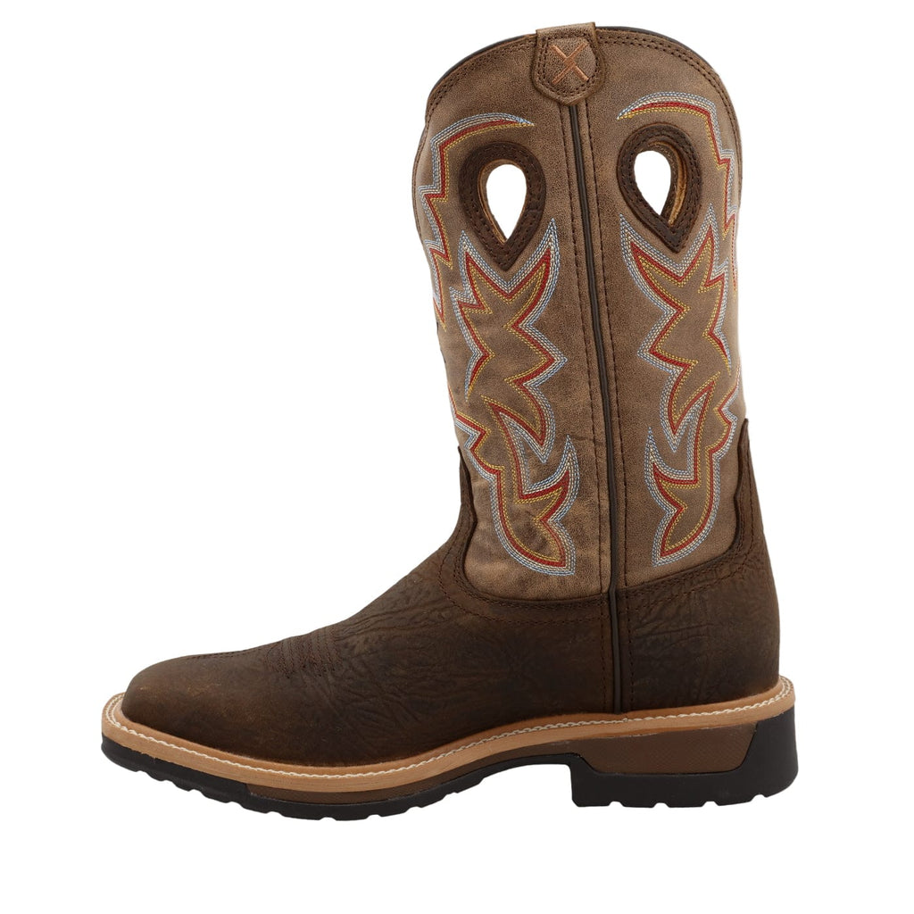 TWISTED X BOOTS Boots Twisted X Men's Taupe & Bomber Western Work Boot MLCW022