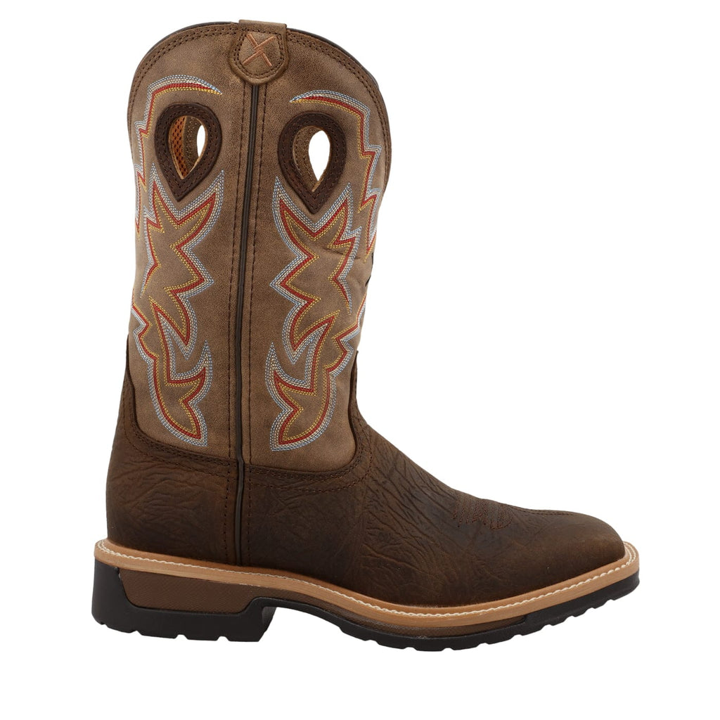 TWISTED X BOOTS Boots Twisted X Men's Taupe & Bomber Western Work Boot MLCW022