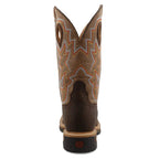 TWISTED X BOOTS Boots Twisted X Men's Taupe Brown & Bomber Western Work Boots MLCA001