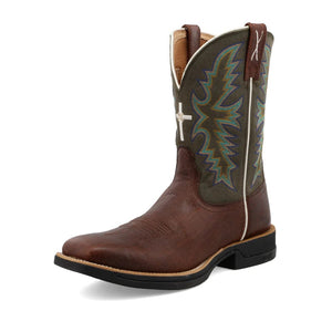 TWISTED X BOOTS Boots Twisted X Men's Tech X™ Elephant Print Western Boots XMXW0004