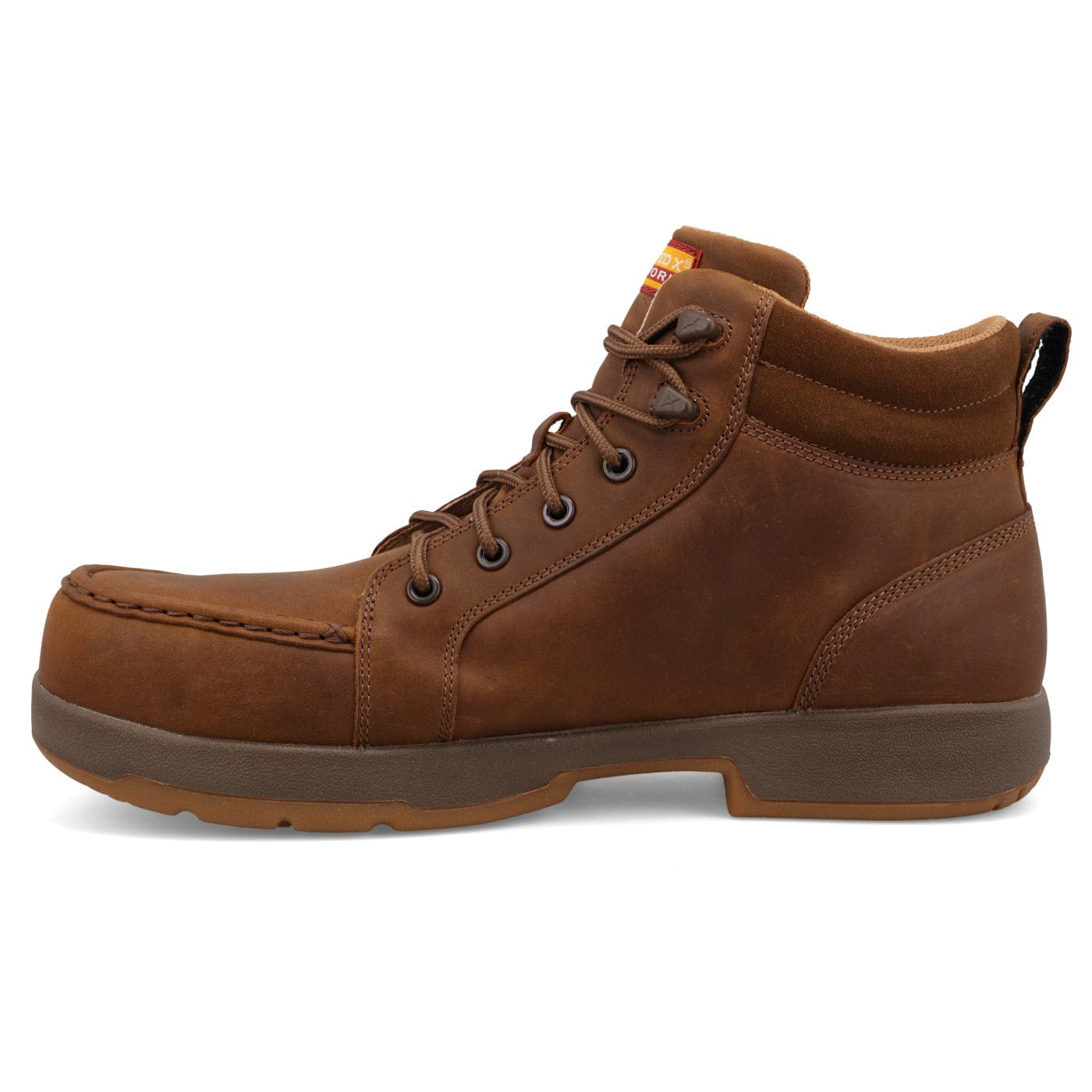 TWISTED X BOOTS Boots Twisted X Men's Tobacco Brown 6" Nano Toe Work Boot MWPN001